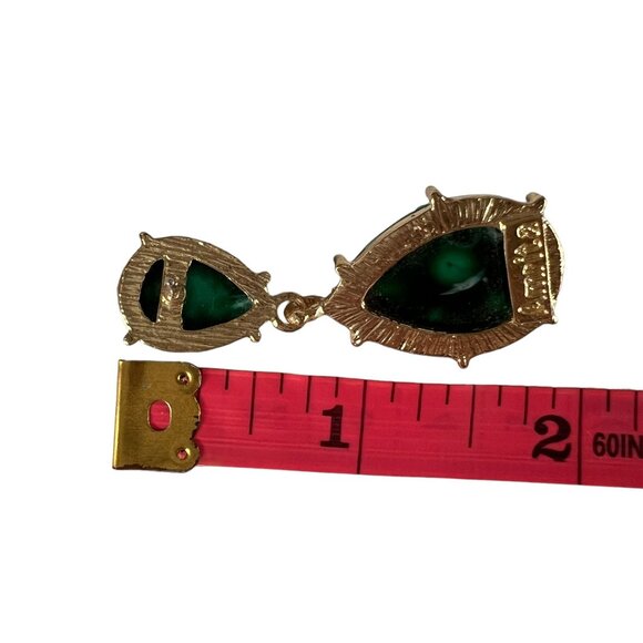 Amrita Singh Santa Ana Drop Earrings in Evergreen - Picture 3 of 8